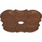 Ekena Millwork Flower Ceiling Medallion (Fits Canopies up to 6 1/4"), 29"OD x 3 5/8"ID x 1 3/8"P, Polished Copper CM29FWPOS - alternate 3